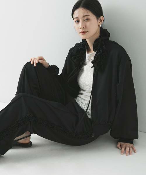 URBAN RESEARCH / アーバンリサーチ ブルゾン | 『別注』crinkle crinkle crinkle×URBAN RESEARCH　FRILL COLLER TRACK JACKET | 詳細1