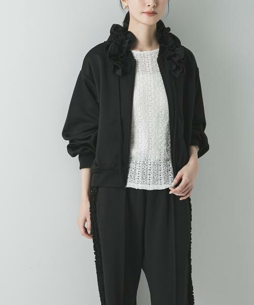 URBAN RESEARCH / アーバンリサーチ ブルゾン | 『別注』crinkle crinkle crinkle×URBAN RESEARCH　FRILL COLLER TRACK JACKET | 詳細3