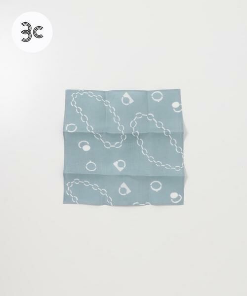 URBAN RESEARCH / アーバンリサーチ ハンカチ | 『別注』山崎菜穂子×URBAN RESEARCH　ハンカチ（箱付き）（ライトブルー）