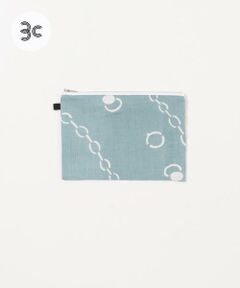 URBAN RESEARCH / アーバンリサーチ ポーチ | 『別注』山崎菜穂子×URBAN RESEARCH　ポーチ　ブルー