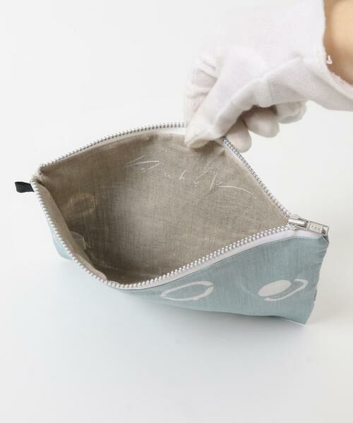 URBAN RESEARCH / アーバンリサーチ ポーチ | 『別注』山崎菜穂子×URBAN RESEARCH　ポーチ　ブルー | 詳細4