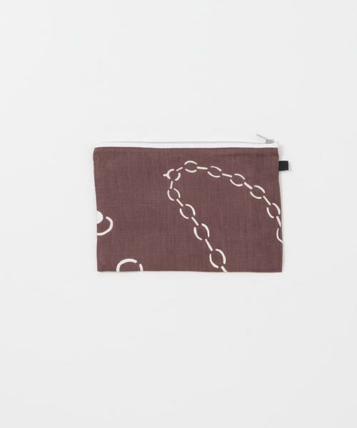 URBAN RESEARCH / アーバンリサーチ ポーチ | 『別注』山崎菜穂子×URBAN RESEARCH　ポーチ　ブラウン | 詳細2