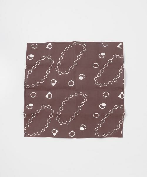URBAN RESEARCH / アーバンリサーチ バンダナ・スカーフ | 『別注』山崎菜穂子×URBAN RESEARCH　バンダナ　ブラウン | 詳細2
