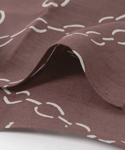 URBAN RESEARCH / アーバンリサーチ バンダナ・スカーフ | 『別注』山崎菜穂子×URBAN RESEARCH　バンダナ　ブラウン | 詳細3