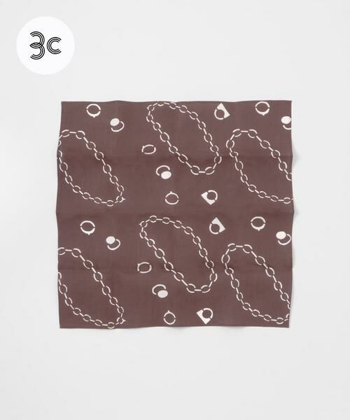 URBAN RESEARCH / アーバンリサーチ バンダナ・スカーフ | 『別注』山崎菜穂子×URBAN RESEARCH　バンダナ　ブラウン（その他2）