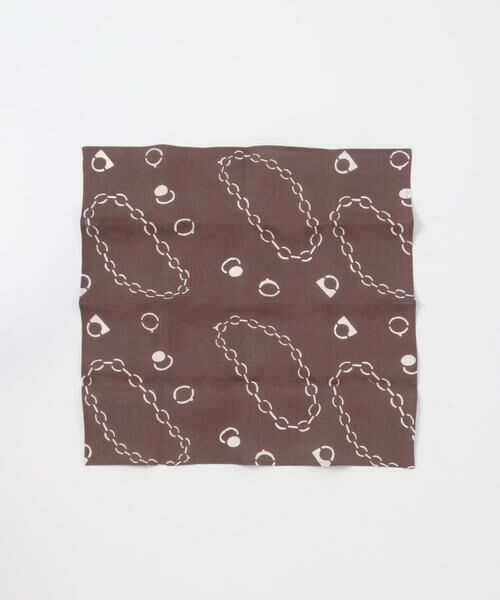 URBAN RESEARCH / アーバンリサーチ バンダナ・スカーフ | 『別注』山崎菜穂子×URBAN RESEARCH　バンダナ　ブラウン | 詳細6