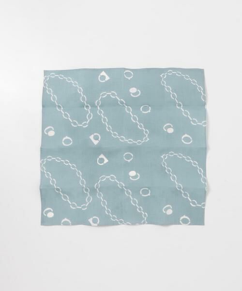 URBAN RESEARCH / アーバンリサーチ バンダナ・スカーフ | 『別注』山崎菜穂子×URBAN RESEARCH　バンダナ　ブルー | 詳細1