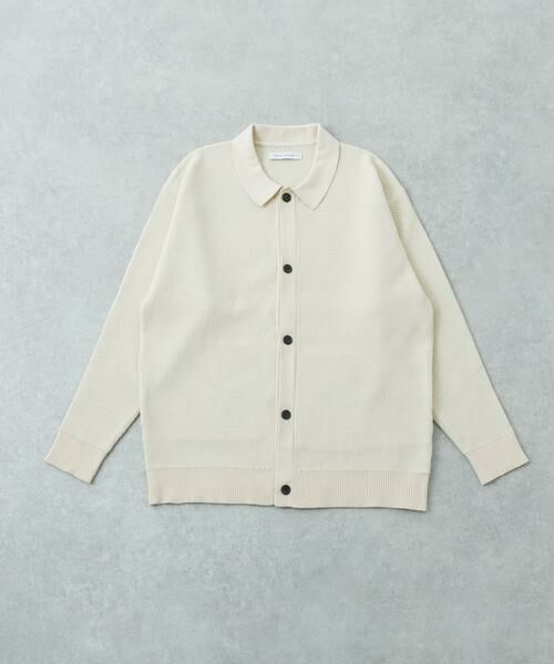 URBAN RESEARCH / アーバンリサーチ カーディガン・ボレロ | モールリュクスポロカーディガン（アイボリー）