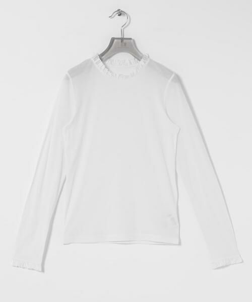 URBAN RESEARCH / アーバンリサーチ Tシャツ | フリルデザインシアーカットソー | 詳細5