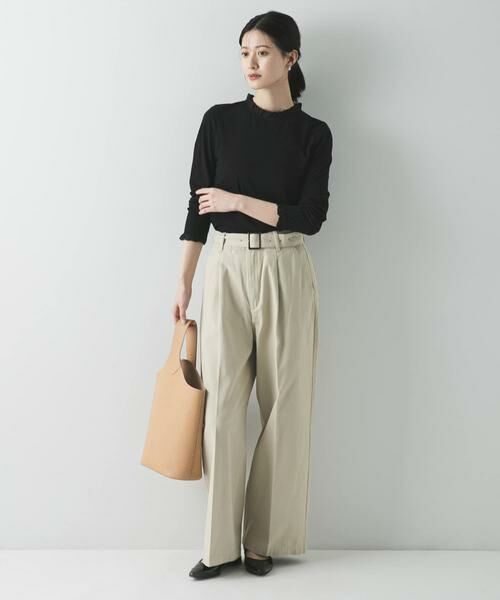 URBAN RESEARCH / アーバンリサーチ Tシャツ | フリルデザインシアーカットソー | 詳細12