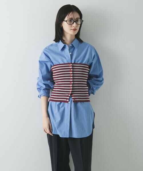 URBAN RESEARCH / アーバンリサーチ ニット・セーター | マルチボーダーニットビスチェ | 詳細5