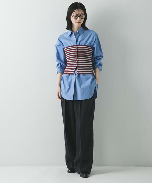 URBAN RESEARCH / アーバンリサーチ ニット・セーター | マルチボーダーニットビスチェ | 詳細6