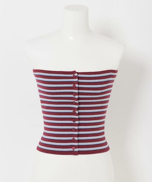 URBAN RESEARCH / アーバンリサーチ ニット・セーター | マルチボーダーニットビスチェ | 詳細9