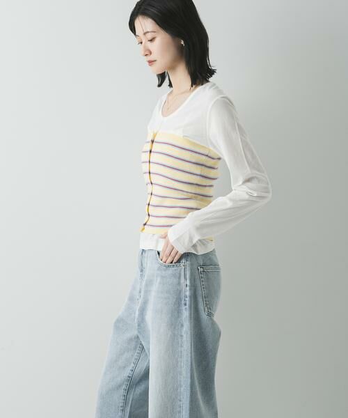 URBAN RESEARCH / アーバンリサーチ ニット・セーター | マルチボーダーニットビスチェ | 詳細16