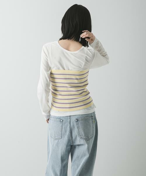 URBAN RESEARCH / アーバンリサーチ ニット・セーター | マルチボーダーニットビスチェ | 詳細17