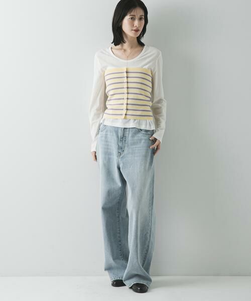 URBAN RESEARCH / アーバンリサーチ ニット・セーター | マルチボーダーニットビスチェ | 詳細18