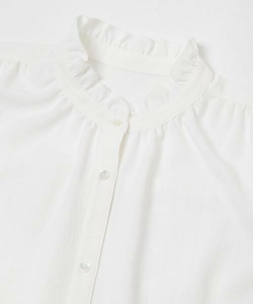 URBAN RESEARCH / アーバンリサーチ シャツ・ブラウス | ドビーストライプフリルブラウス | 詳細9