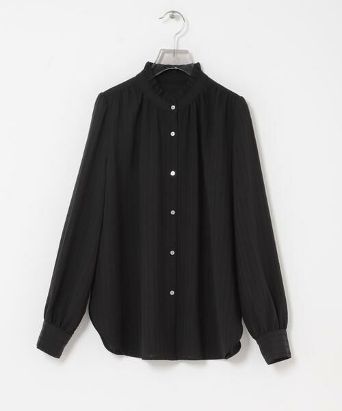 URBAN RESEARCH / アーバンリサーチ シャツ・ブラウス | ドビーストライプフリルブラウス | 詳細17