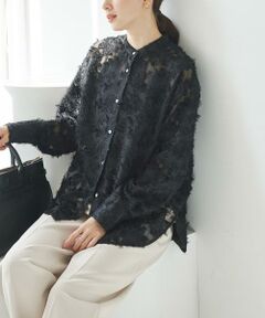 URBAN RESEARCH / アーバンリサーチ シャツ・ブラウス | カットジャガードバンドカラーシャツ