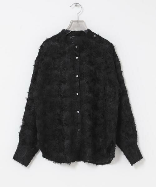 URBAN RESEARCH / アーバンリサーチ シャツ・ブラウス | カットジャガードバンドカラーシャツ | 詳細17