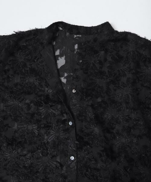 URBAN RESEARCH / アーバンリサーチ シャツ・ブラウス | カットジャガードバンドカラーシャツ | 詳細18