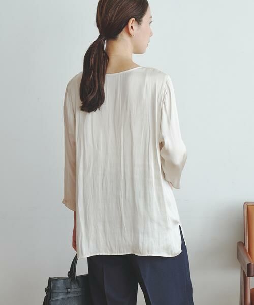 URBAN RESEARCH / アーバンリサーチ シャツ・ブラウス | ヴィンテージサテンブラウス | 詳細4