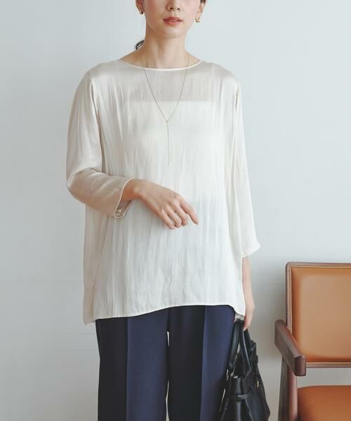 URBAN RESEARCH / アーバンリサーチ シャツ・ブラウス | ヴィンテージサテンブラウス | 詳細5