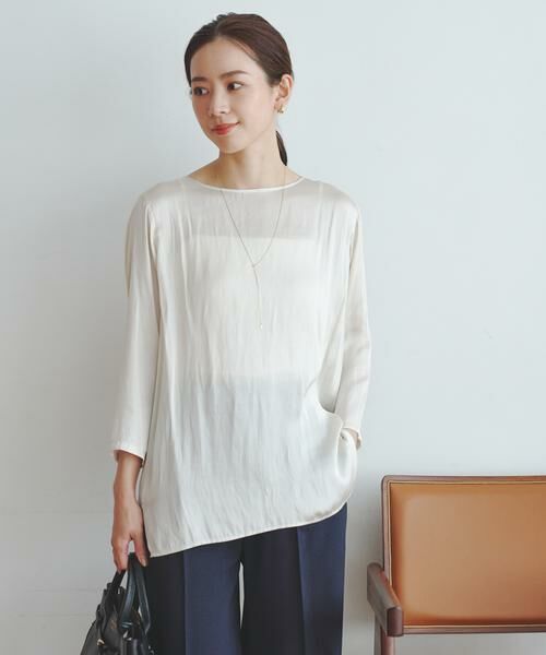 URBAN RESEARCH / アーバンリサーチ シャツ・ブラウス | ヴィンテージサテンブラウス | 詳細6