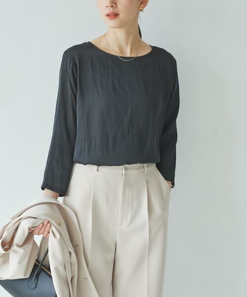 URBAN RESEARCH / アーバンリサーチ シャツ・ブラウス | ヴィンテージサテンブラウス | 詳細10