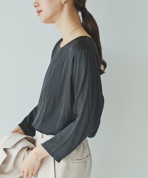 URBAN RESEARCH / アーバンリサーチ シャツ・ブラウス | ヴィンテージサテンブラウス | 詳細11