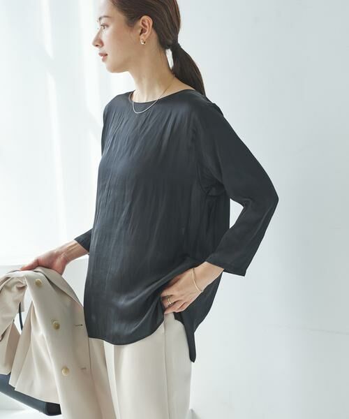 URBAN RESEARCH / アーバンリサーチ シャツ・ブラウス | ヴィンテージサテンブラウス | 詳細12