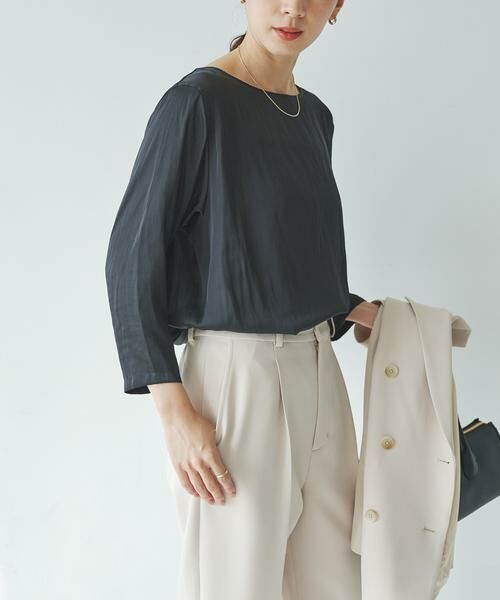 URBAN RESEARCH / アーバンリサーチ シャツ・ブラウス | ヴィンテージサテンブラウス | 詳細14