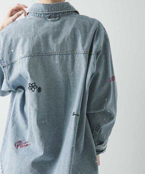 URBAN RESEARCH / アーバンリサーチ シャツ・ブラウス | 『別注』PICCADILLY×URBAN RESEARCH　刺繍デニムシャツ | 詳細4