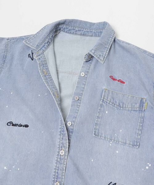 URBAN RESEARCH / アーバンリサーチ シャツ・ブラウス | 『別注』PICCADILLY×URBAN RESEARCH　刺繍デニムシャツ | 詳細7