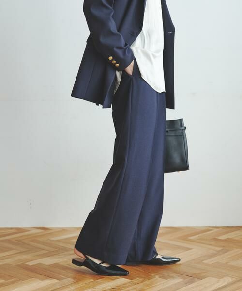 URBAN RESEARCH / アーバンリサーチ その他パンツ | 『3サイズ展開』タックストレートスラックス | 詳細4