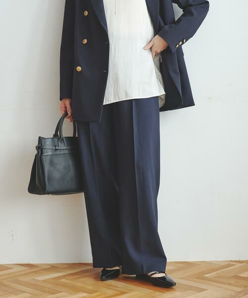 URBAN RESEARCH / アーバンリサーチ その他パンツ | 『3サイズ展開』タックストレートスラックス | 詳細5