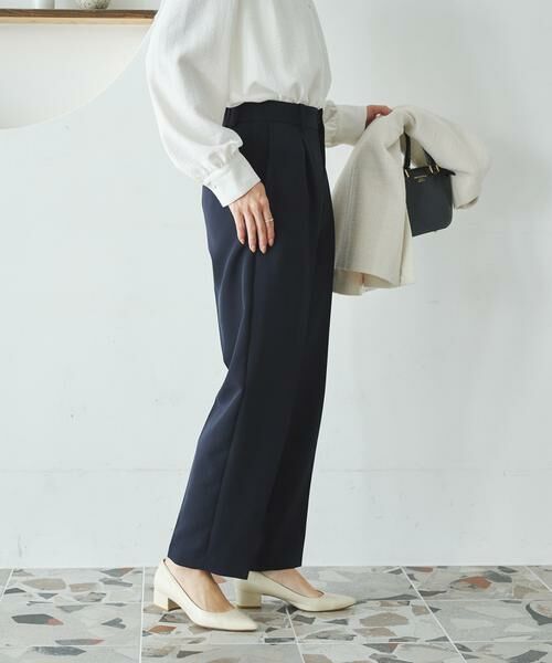 URBAN RESEARCH / アーバンリサーチ その他パンツ | 『3サイズ展開』タックテーパードパンツ | 詳細2