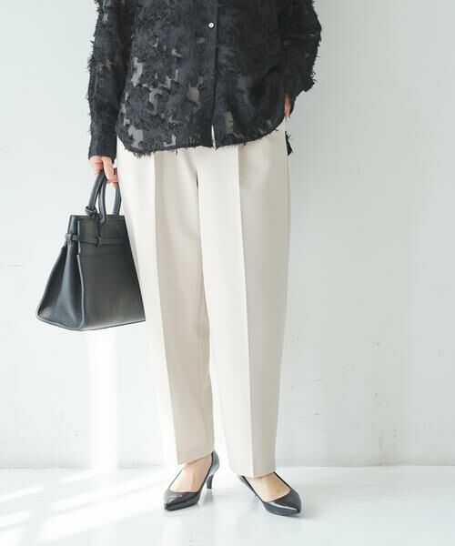 URBAN RESEARCH / アーバンリサーチ その他パンツ | 『3サイズ展開』タックテーパードパンツ | 詳細22