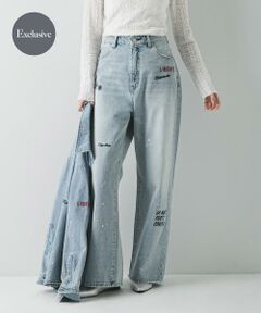 URBAN RESEARCH / アーバンリサーチ デニムパンツ | 『別注』PICCADILLY×URBAN RESEARCH　刺繍デニムパンツ