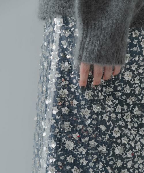 URBAN RESEARCH / アーバンリサーチ スカート | スパンコールチュールレイヤードスカート | 詳細6