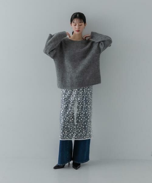 URBAN RESEARCH / アーバンリサーチ スカート | スパンコールチュールレイヤードスカート | 詳細7