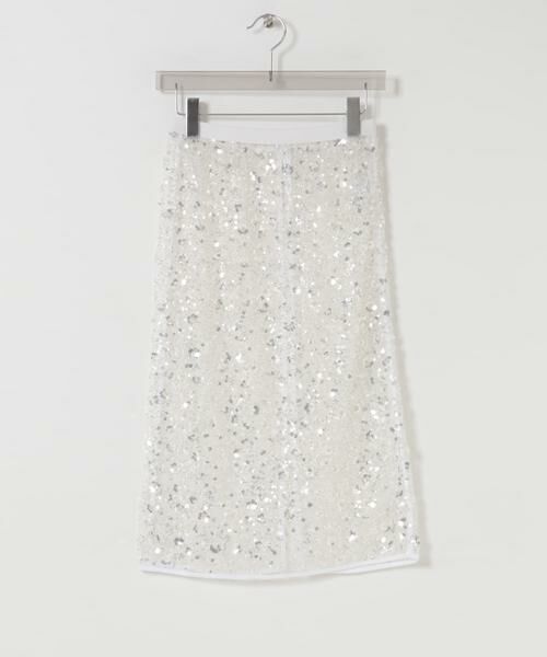 URBAN RESEARCH / アーバンリサーチ スカート | スパンコールチュールレイヤードスカート | 詳細8