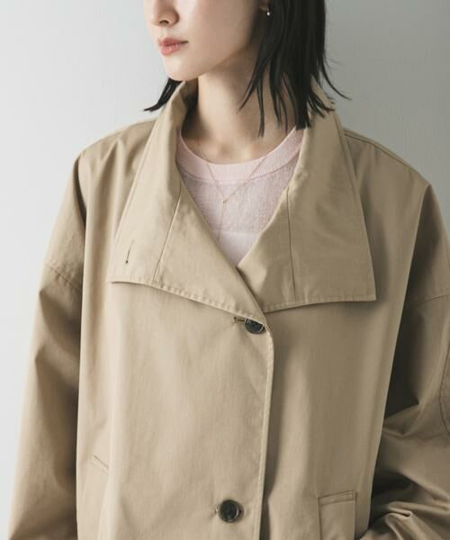 URBAN RESEARCH / アーバンリサーチ トレンチコート | スタンドカラーミドル丈トレンチコート | 詳細11