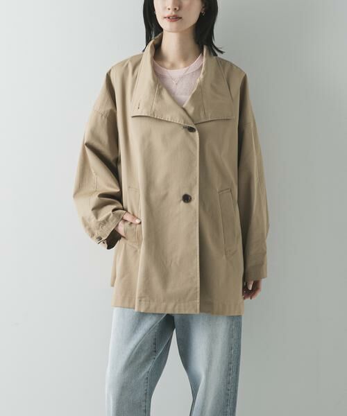 URBAN RESEARCH / アーバンリサーチ トレンチコート | スタンドカラーミドル丈トレンチコート | 詳細13