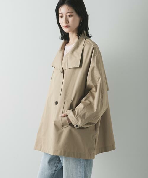 URBAN RESEARCH / アーバンリサーチ トレンチコート | スタンドカラーミドル丈トレンチコート | 詳細14