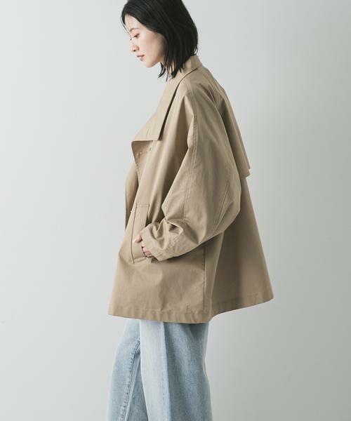 URBAN RESEARCH / アーバンリサーチ トレンチコート | スタンドカラーミドル丈トレンチコート | 詳細15