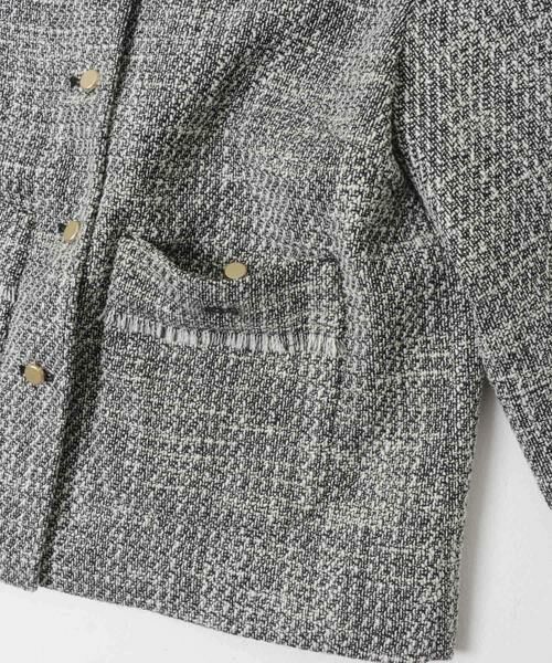 URBAN RESEARCH / アーバンリサーチ ノーカラージャケット | ノーカラーツイードジャケット | 詳細19