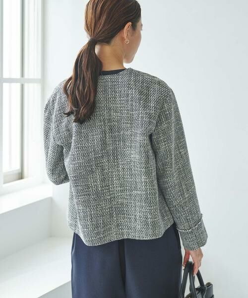 URBAN RESEARCH / アーバンリサーチ ノーカラージャケット | ノーカラーツイードジャケット | 詳細13