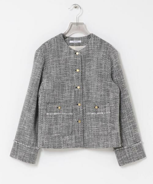 URBAN RESEARCH / アーバンリサーチ ノーカラージャケット | ノーカラーツイードジャケット | 詳細17