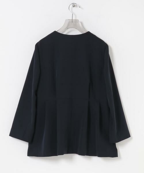 URBAN RESEARCH / アーバンリサーチ ノーカラージャケット | ノーカラーペプラムジャケット | 詳細10
